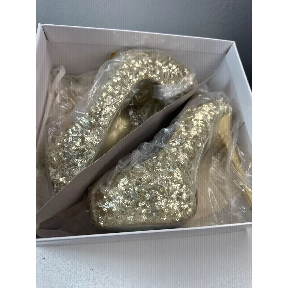 Steve Madden Size‎ 7.5 Sequin Platform High Heels